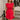 Wren Red Flare Sleeveless Mini Dress - front view