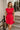 Wren Red Flare Sleeveless Mini Dress - front view