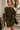 Darcy Olive Mesh & Velvet Floral Mini Dress - frontal view