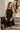 Julia Black Flare Sleeveless Mini Dress - front view