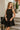 Julia Black Flare Sleeveless Mini Dress - front view