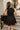 Julia Black Flare Sleeveless Mini Dress - back