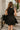 Julia Black Flare Sleeveless Mini Dress - back view