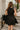 Julia Black Flare Sleeveless Mini Dress - back view