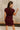 Adalyn Burgundy Tie Sweater Dress- back view