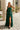 Daphne Floral Ruffle Maxi Dress - dark green - Full Front