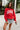 Georgia Red Long Sleeve Sweatshirt- front view