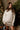 Alaina Cream Ribbed Knit Sweater- top view