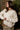 Alaina Cream Ribbed Knit Sweater- frontal side view
