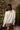 Alaina Cream Ribbed Knit Sweater- top back view