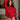 Selah Red Mock Neck Knit Sweater - front view