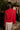 Selah Red Cable Knit Sweater- back view