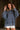 Nylah Dusty Navy Long Sleeve Sweatshirt- front view
