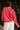 Harper Washed Red Long Sleeve Sweatshirt- close up back view