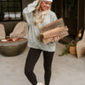 Rowyn Sage Green Hoodie Sweatshirt- full body view
