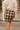 Ava Taupe & Brown Plaid Knit Mini Skirt-back view
