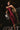 Julia Burgundy Satin Midi Dress- full body view