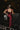 Julia Burgundy Satin Midi Dress- full back view