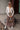 Raegan Cream Lace Sheer Front Tie Top- full body view