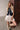 Lauren Cream Satin Bubble Mini Skirt- full body view