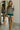 Phoebe Teal & Pink Striped Pullover - full body front view