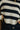 Kelcie Navy & Cream Striped Sweater - close up front view