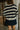 Kelcie Navy & Cream Striped Sweater - back view