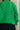 Natalia Green Cable Knit Sweater- close up back view