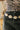 Vivie Gold Medallion Chain Link Belt - close up front view
