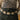 Vivie Gold Medallion Chain Link Belt - front view