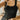 Cynthia Black Lace Brami Tank- frontt op view