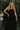 Loren Black Sleeveless Corset Midi Dress- front view