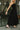 Loren Black Sleeveless Corset Midi Dress- full body side view