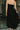 Loren Black Sleeveless Corset Midi Dress- back view