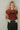 Naomi Burgundy Off-The-Shoulder Top- front top view