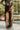 Alexandra Brown Wide Leg Pants- close up front view