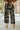Willa Black Multi Floral Wide Leg Pants- close up front view