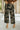 Willa Black Multi Floral Wide Leg Pants- close up front view