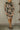 Reagan Black & Taupe Floral Mesh Midi Dress- front view