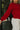 Clara Red Knit Button-Up Cardigan- close up side view