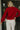 Clara Red Knit Button-Up Cardigan- back view