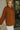 Everly Rust Brown Tie Top- side view