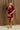 Stella Burgundy Corduroy Mini Dress- full body view