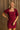 Stella Burgundy Corduroy Mini Dress- front top view