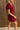 Stella Burgundy Corduroy Mini Dress- frontal side view