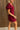 Stella Burgundy Corduroy Mini Dress- frontal side view