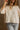 Grace Cream Short Sleeve Sweater- close up view