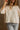 Grace Cream Short Sleeve Sweater- close up view