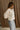 Grace Cream Short Sleeve Sweater- frontal side view