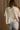 Grace Cream Short Sleeve Sweater- back view